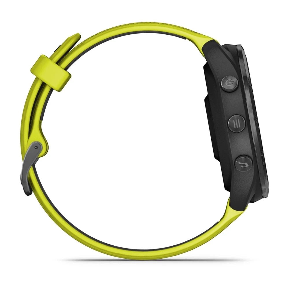 GARMIN Forerunner® 965 GPS Smartwatch | Carbon Grey DLC Titanium Bezel with Black Case Black
