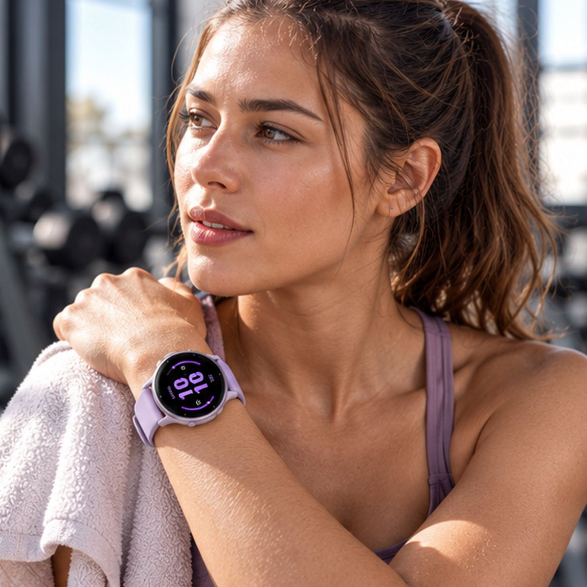 GARMIN Vivoactive 5 GPS Fitness Smartwatch - Slate Aluminum Bezel with Black Case | Silicone Band