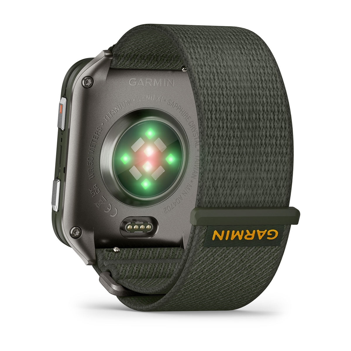 GARMIN Venu X1 Premium GPS Smartwatch - Moss | Nylon Band