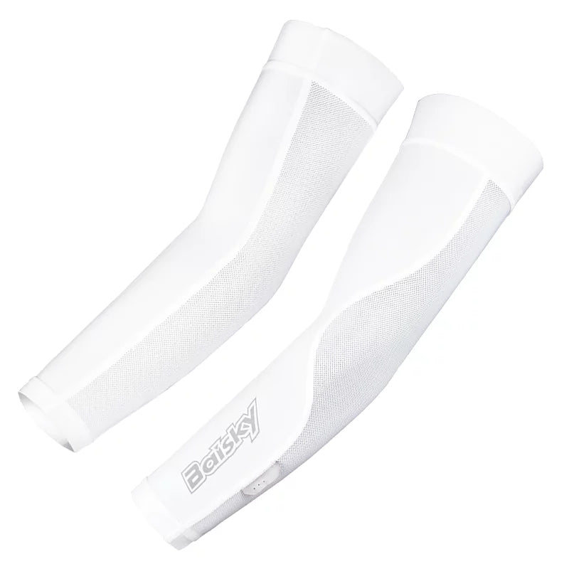Baisky Cycling Arm Warmer | Assault White