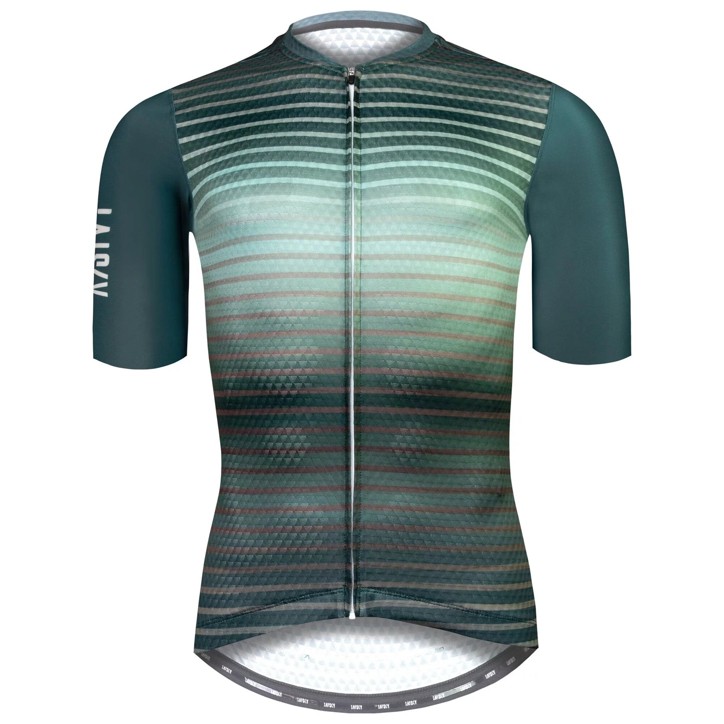 Baisky Men's Short Cycling Jersey | Green Noble