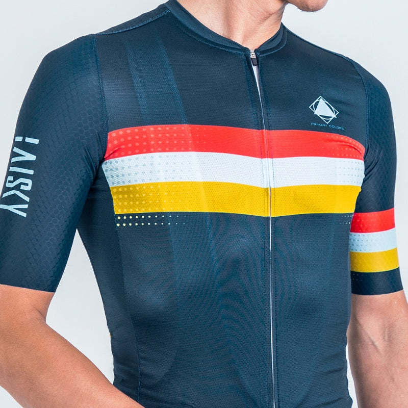 Baisky Men's Short Cycling Jersey | Parallel Blue | S