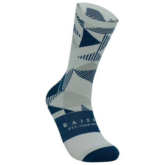 Baisky Cycling Sport Socks | Geometry II Blue