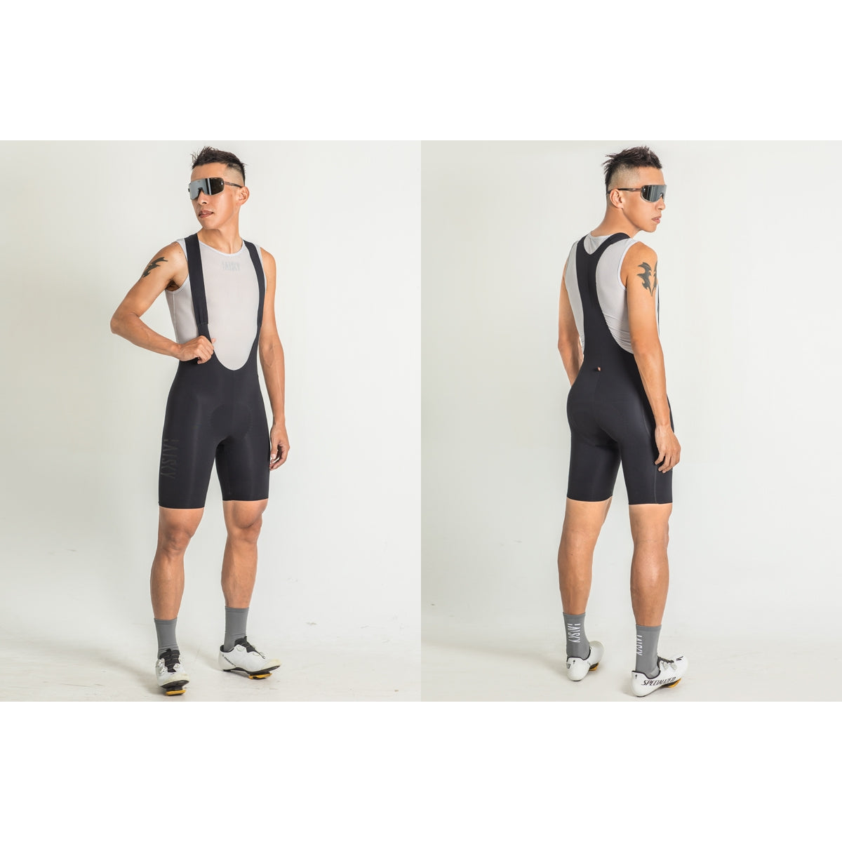 Baisky Men's Cycling Bibs | Fast Reach Black