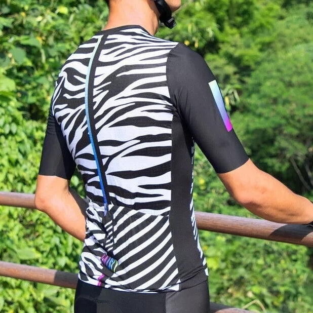 Baisky Men's Cycling Jersey | ZebraT2378B | L