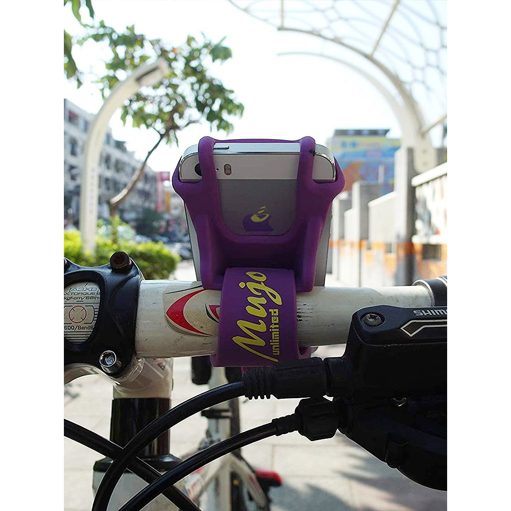 Mujo Mujo Silicon Bike Phoe Tie Purple