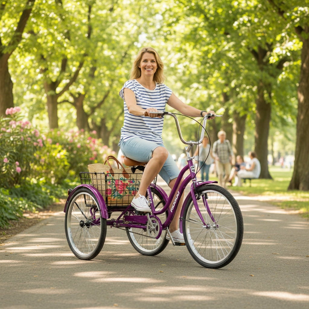 Mogoo Hauler Single Speed Adult Tricycle - 24 Inch