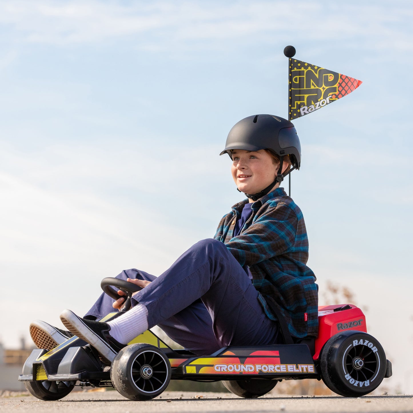 Razor Ground Force Elite Go-Kart | 22.5Kmh | BLK/RD