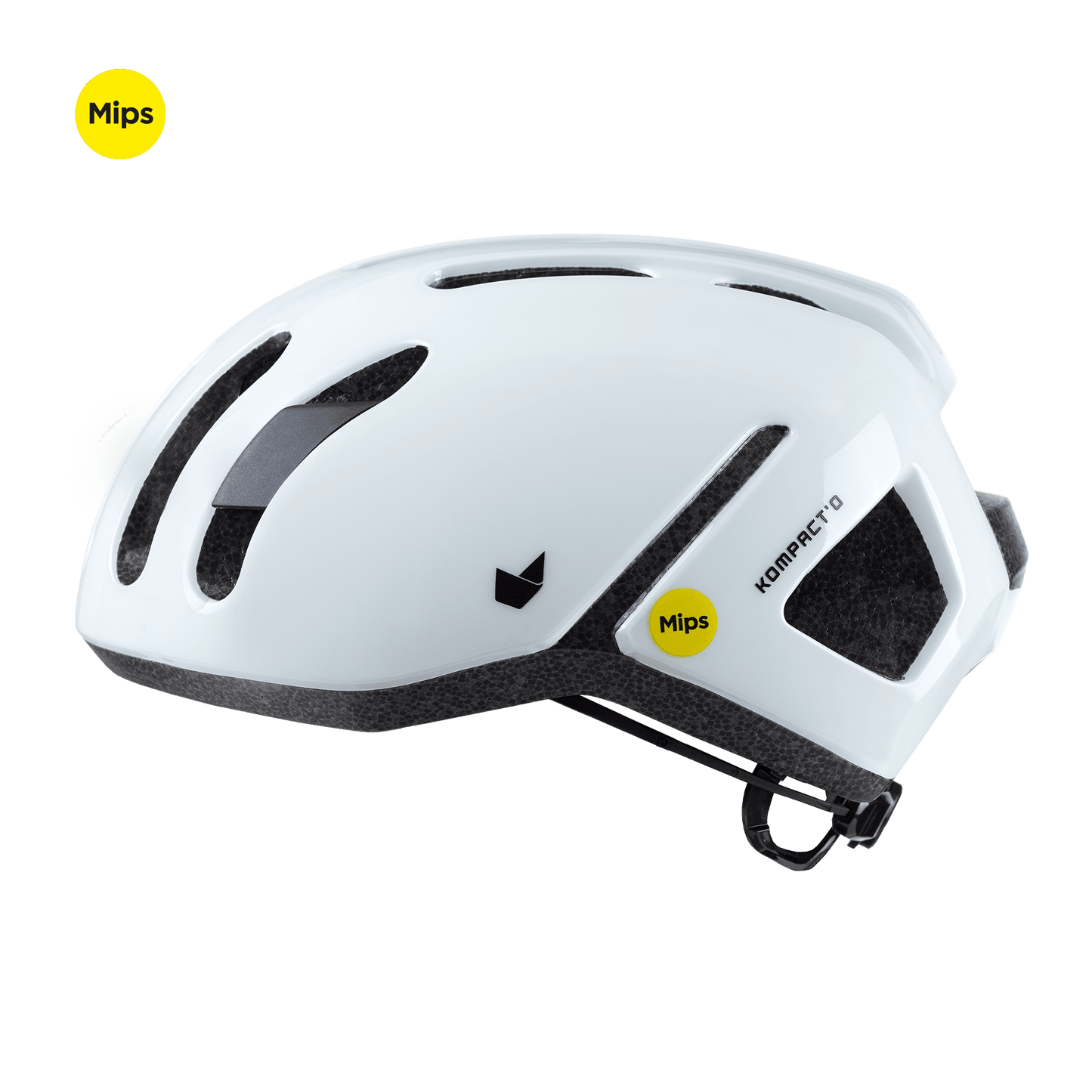 Catlike Kompacto II Road Cycling Helmet | White Gloss