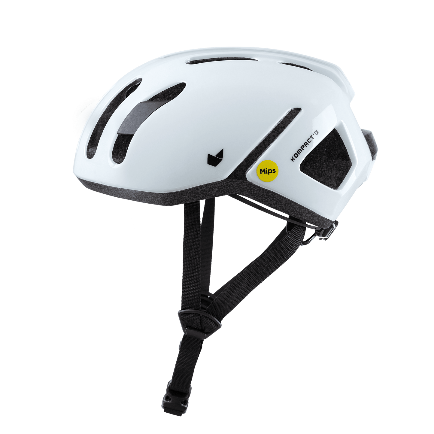 Catlike Kompacto II Road Cycling Helmet | White Gloss