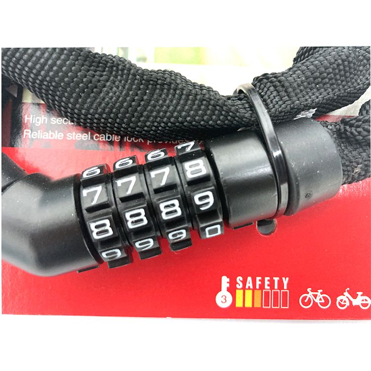 Handyway Combination Lock 4mm X 4mm X 60cm