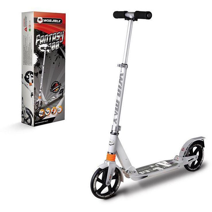 Winmax Lambert Junior Folding Scooter With Hand Breaks, White