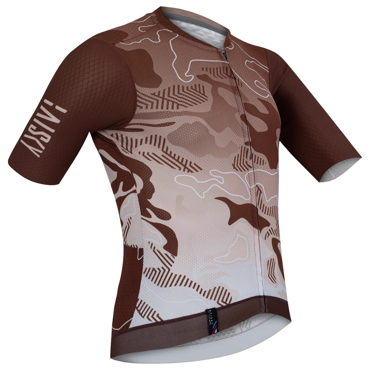 Baisky Men's Cycling Short Jersey | Geology Brown