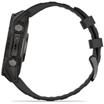 GARMIN Fenix® 8 AMOLED Multisport Smartwatch | Sapphire Carbon Gray DLC Titanium |47 mm