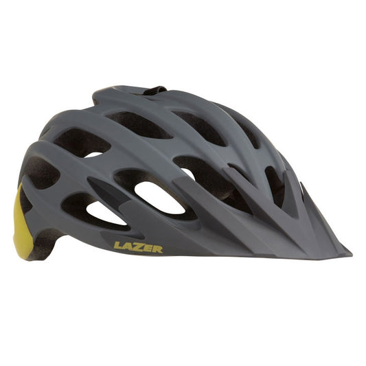 LAZER Magma MTB Cycling Helmet | Matte Grey Yellow