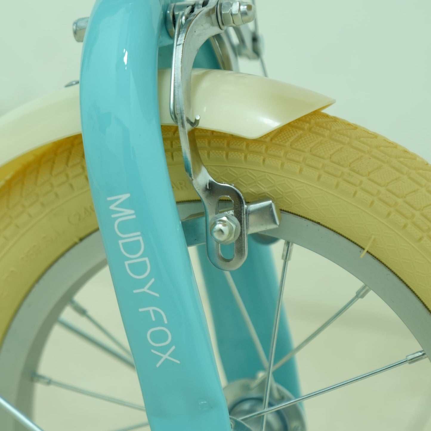 Muddy Fox 12-Inch Kids Bike | Girls | Light Blue- Cream