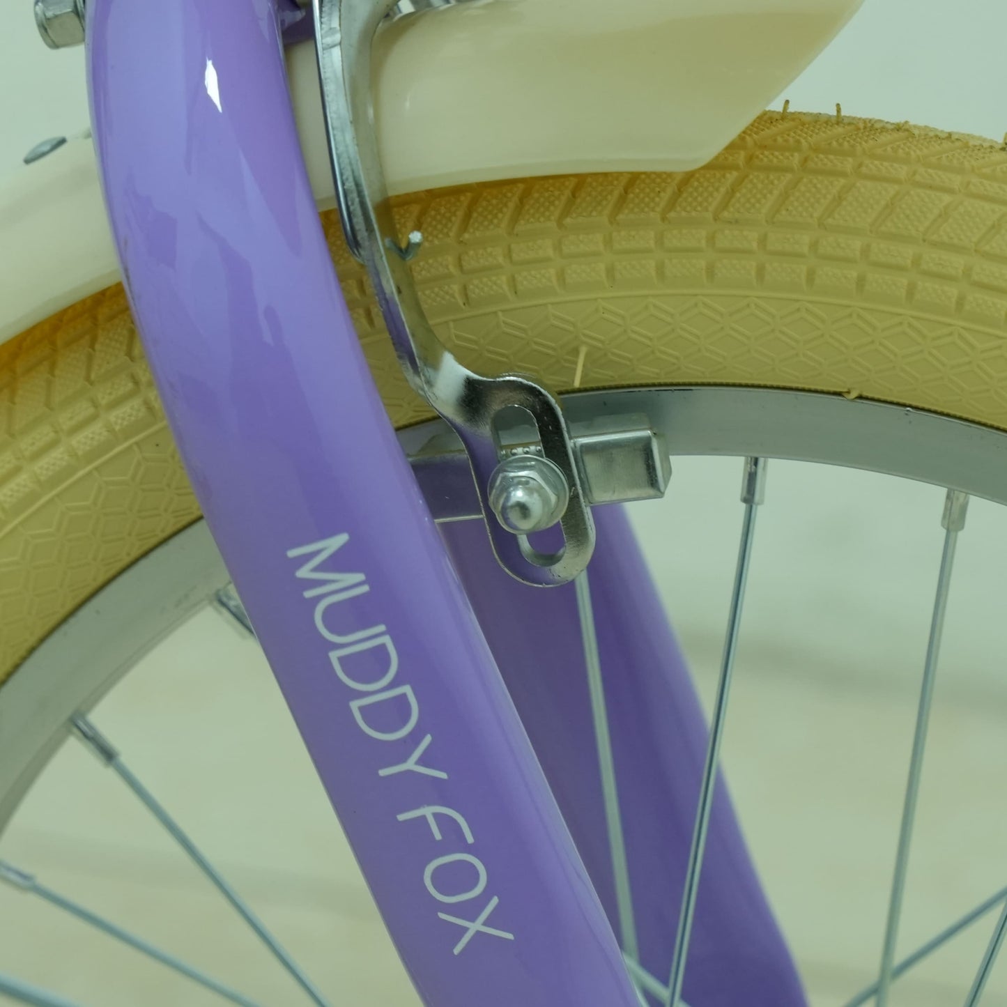 Muddy Fox 16-Inch Kids Bike | Girls | Purple-Cream