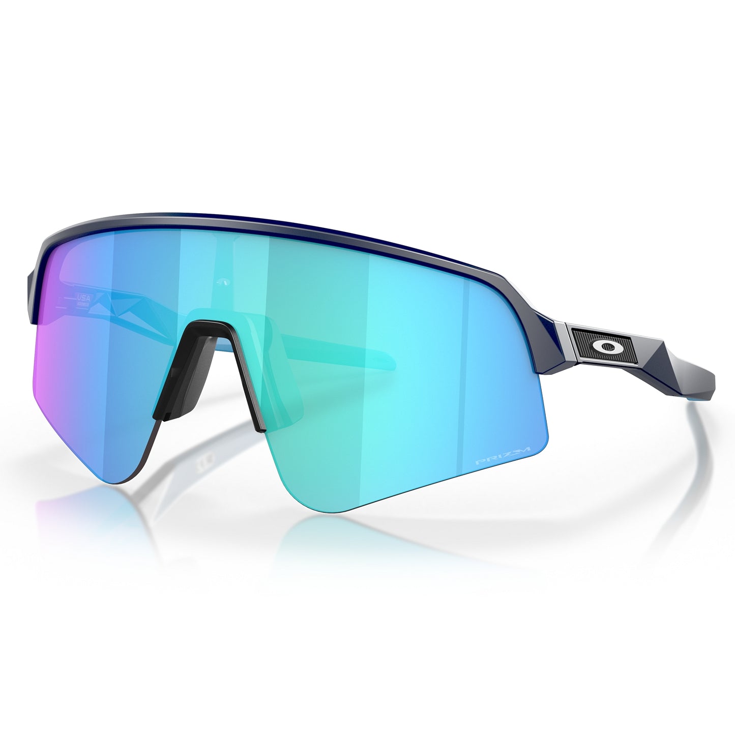 Oakley Sutro Lite Sweep Sports Glass | Matte Navy Frame with Prizm Sapphire