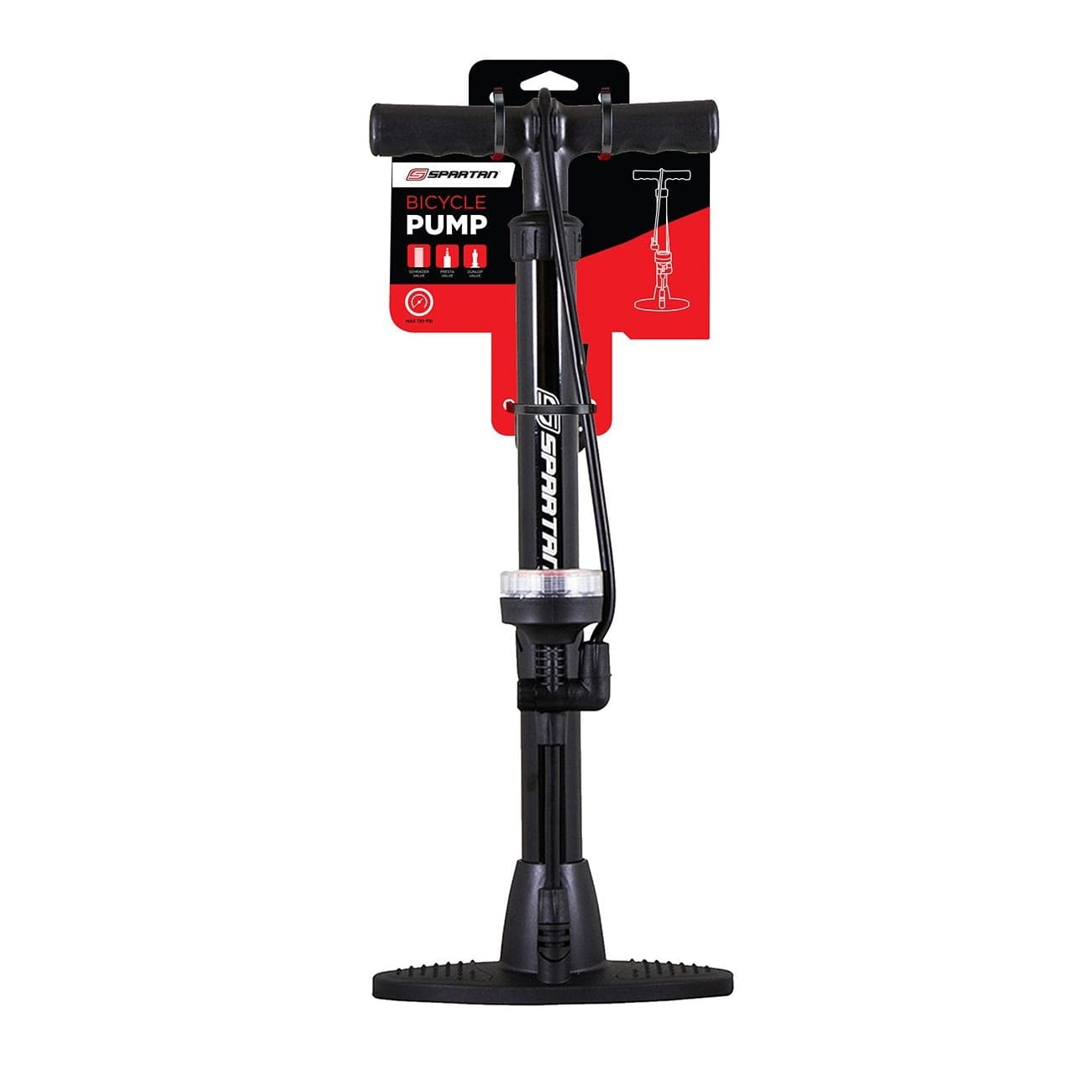 Spartan Spartan Bicycle Pump With Guag