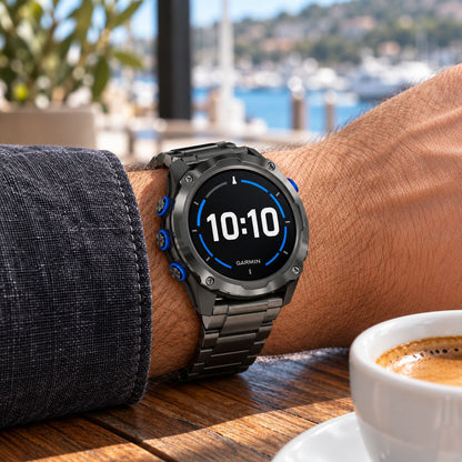 GARMIN Descent Mk2i Dive Computer Smartwatch - Titanium Carbon Grey DLC with Titanium Band & Descent T1 Transmitter
