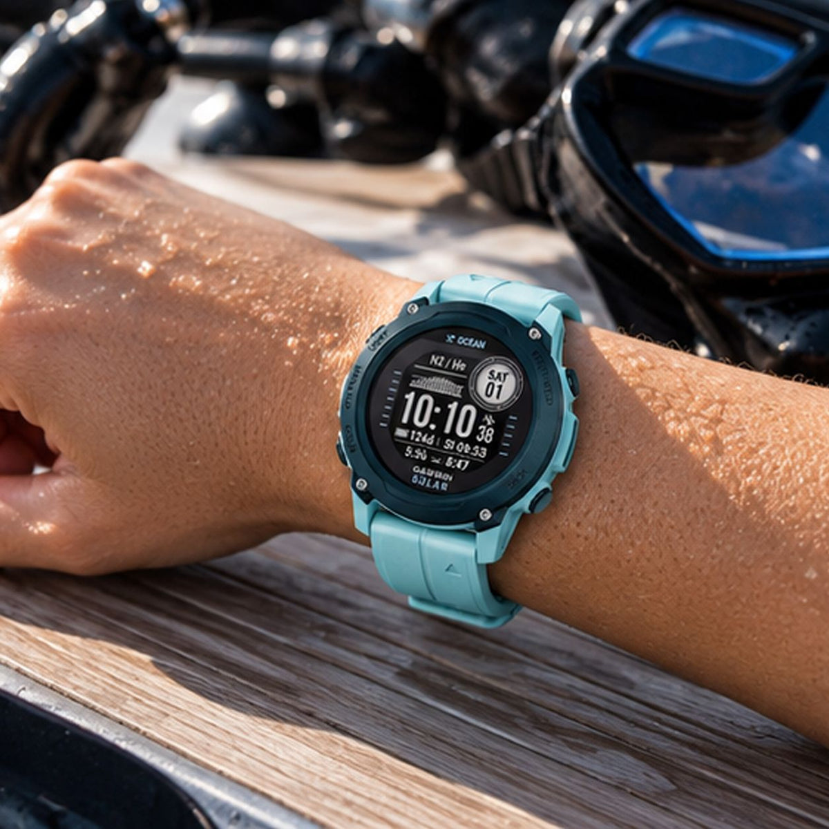 GARMIN Descent G1 Solar Ocean Edition Dive Smartwatch - Azure