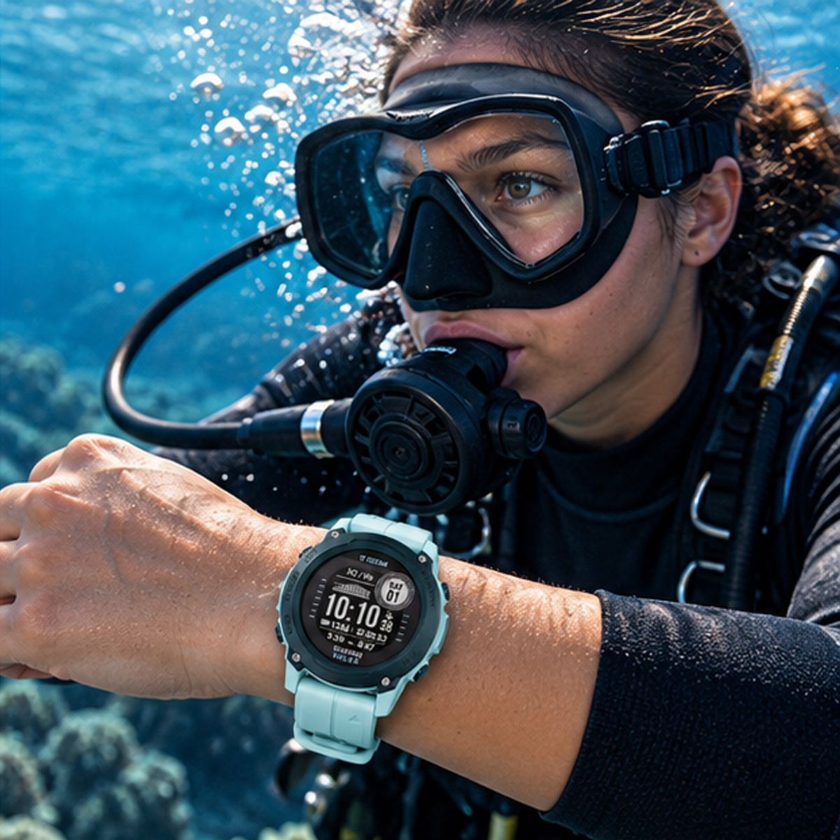 GARMIN Descent G1 Solar Ocean Edition Dive Smartwatch - Azure