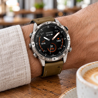 GARMIN MARQ Adventurer Gen 2 Modern Tool Watch - Brown