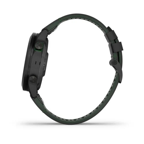 GARMIN MARQ Golfer Gen 2 Carbon Edition Modern Tool Watch - Black/Matte Green