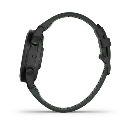 GARMIN MARQ Golfer Gen 2 Carbon Edition Modern Tool Watch - Black/Matte Green