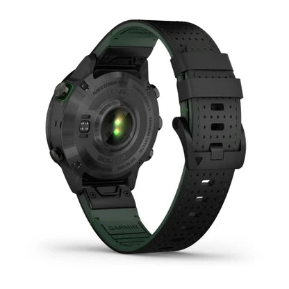 GARMIN MARQ Golfer Gen 2 Carbon Edition Modern Tool Watch - Black/Matte Green