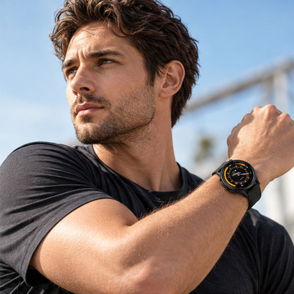 GARMIN Venu 3 GPS Fitness Smartwatch - Slate Stainless Steel Bezel with Black Case | Silicone Band