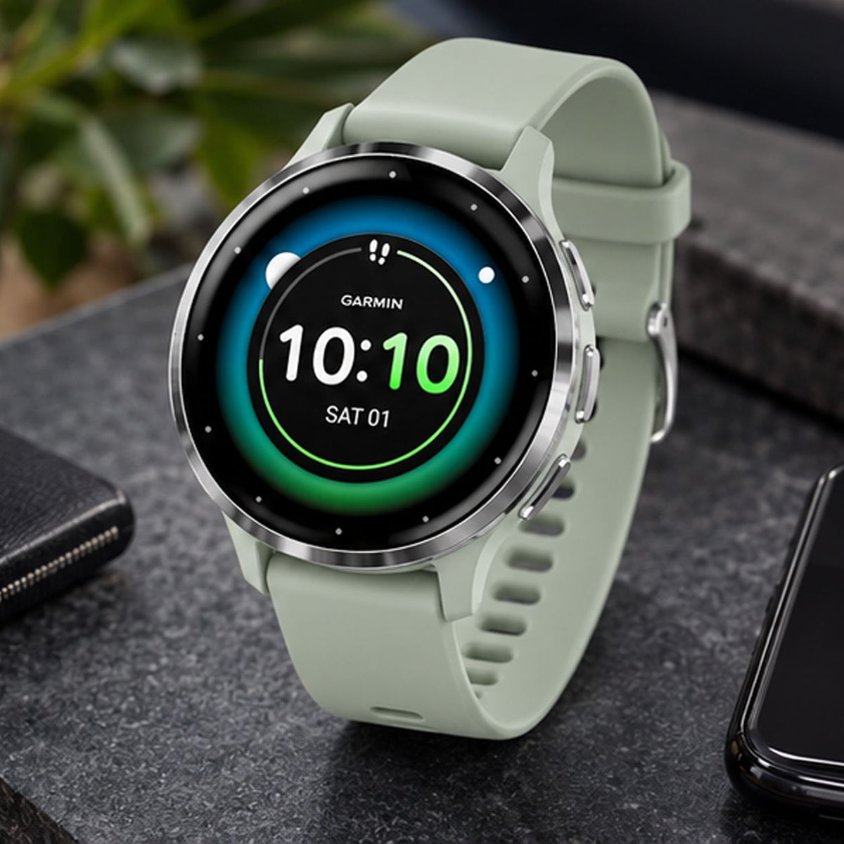 GARMIN Venu 3S GPS Fitness Smartwatch - | Silicone Band