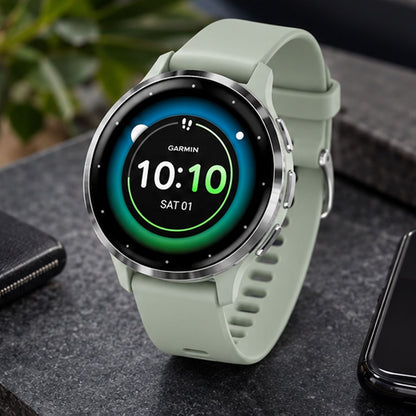 GARMIN Venu 3S GPS Fitness Smartwatch - | Silicone Band