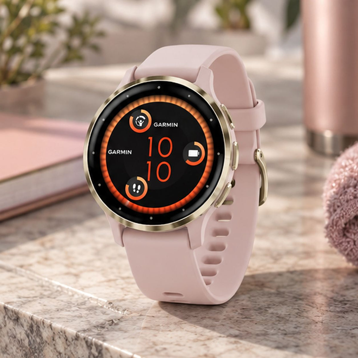 GARMIN Venu 3S GPS Fitness Smartwatch - | Silicone Band