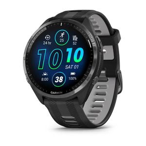 GARMIN Forerunner® 965 GPS Smartwatch | Carbon Grey DLC Titanium Bezel with Black Case