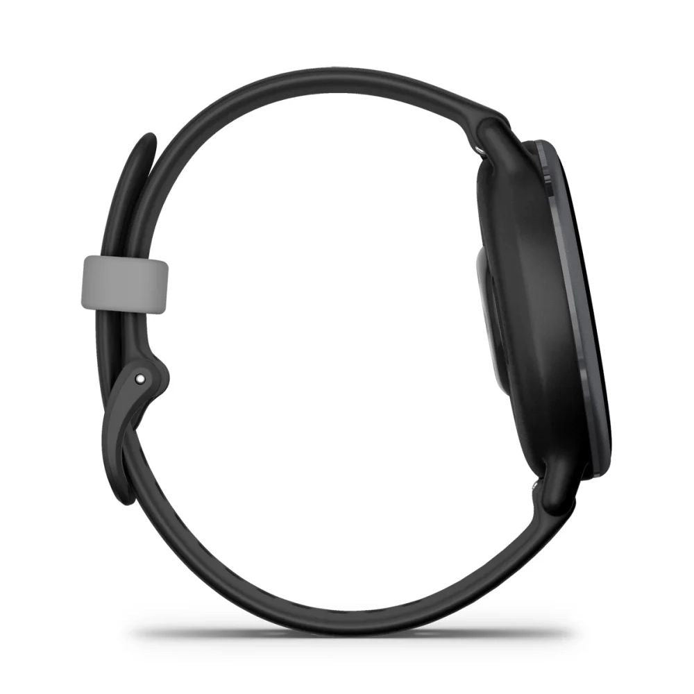 GARMIN Vivoactive 5 GPS Fitness Smartwatch - Slate Aluminum Bezel with Black Case | Silicone Band