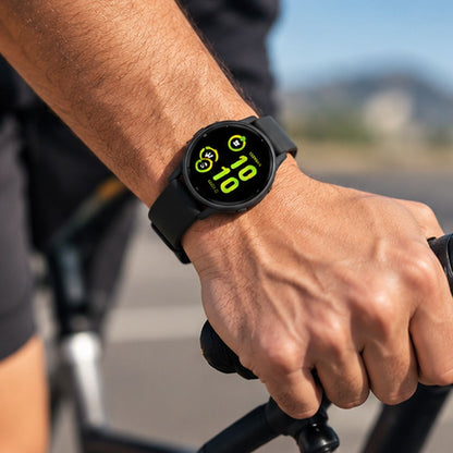 GARMIN Vivoactive 5 GPS Fitness Smartwatch - Slate Aluminum Bezel with Black Case | Silicone Band