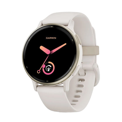 GARMIN Vivoactive 5 GPS Fitness Smartwatch - Slate Aluminum Bezel with Black Case | Silicone Band