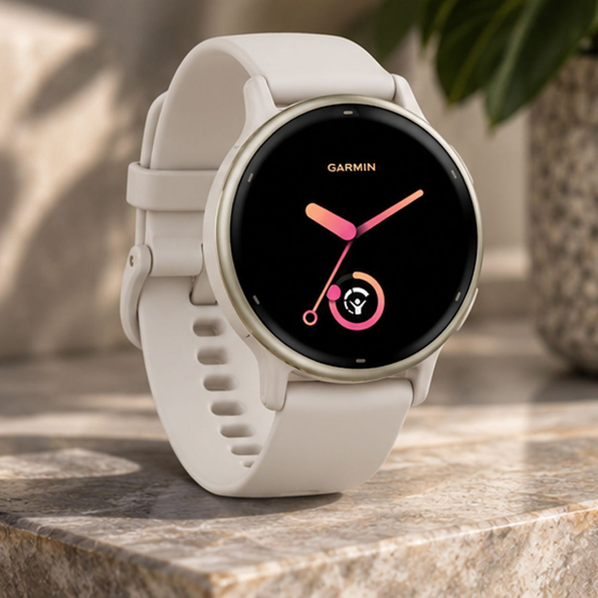 GARMIN Vivoactive 5 GPS Fitness Smartwatch - Slate Aluminum Bezel with Black Case | Silicone Band
