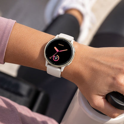 GARMIN Vivoactive 5 GPS Fitness Smartwatch - Slate Aluminum Bezel with Black Case | Silicone Band