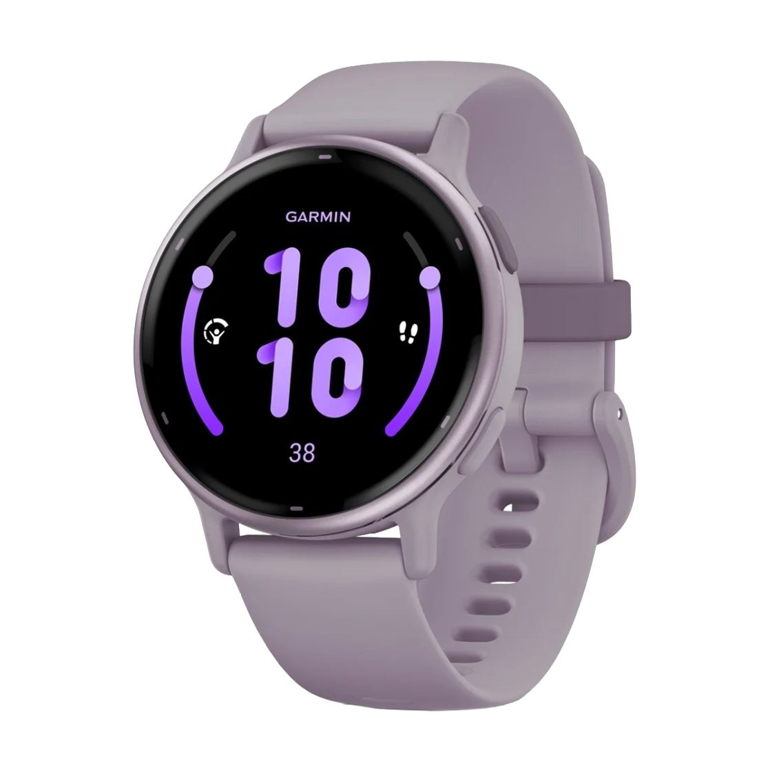 GARMIN Vivoactive 5 GPS Fitness Smartwatch - Slate Aluminum Bezel with Black Case | Silicone Band