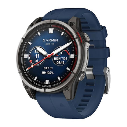 GARMIN Quatix 8 AMOLED Marine GPS Smartwatch - Sapphire Lens with Titanium Bezel | 47 mm