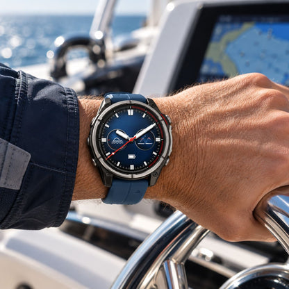 GARMIN Quatix 8 AMOLED Marine GPS Smartwatch - Sapphire Lens with Titanium Bezel | 47 mm