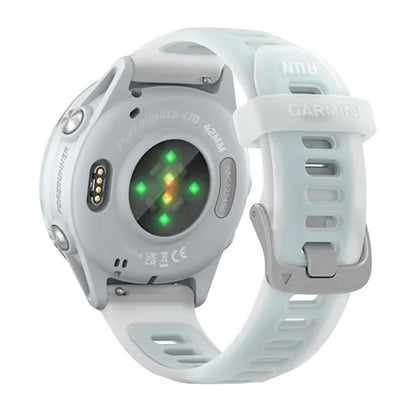 GARMIN Forerunner 570 GPS Running Smartwatch - Cloud Blue Aluminium with Translucent Whitestone/Cloud Blue Band | 42 mm
