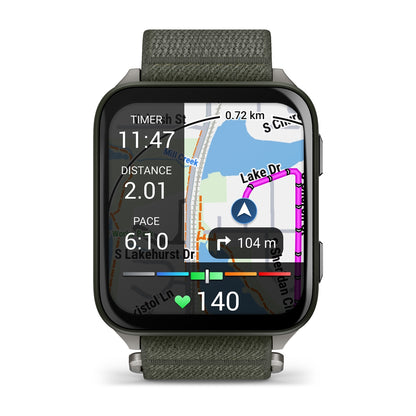 GARMIN Venu X1 Premium GPS Smartwatch - Moss | Nylon Band