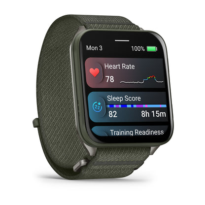 GARMIN Venu X1 Premium GPS Smartwatch - Moss | Nylon Band