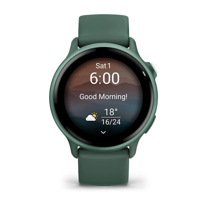GARMIN Vivoactive 6 GPS Fitness Smartwatch - Jasper Green | Silicone Band