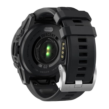 GARMIN Descent G2 Dive Computer Smartwatch - Black with Black Silicone Band