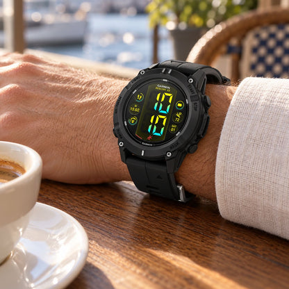 GARMIN Descent G2 Dive Computer Smartwatch - Black with Black Silicone Band