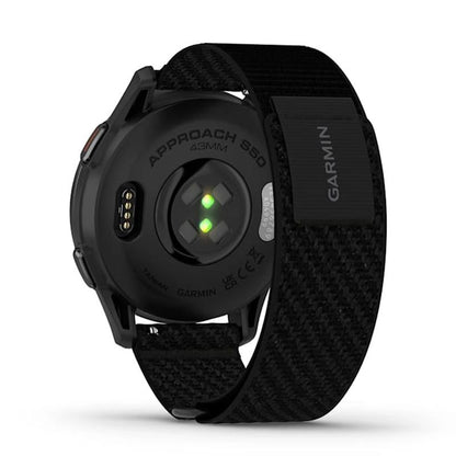 GARMIN Approach S50 GPS Golf Smartwatch - Cream Gold Aluminium with Ivory | Nylon Band
